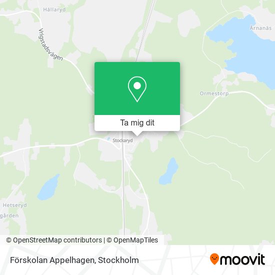 Förskolan Appelhagen karta