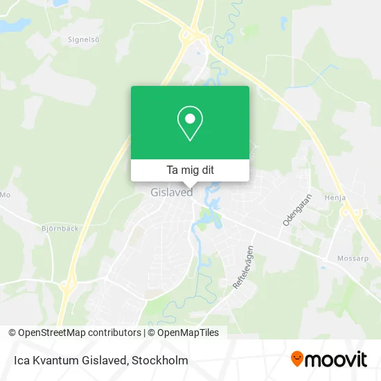 Ica Kvantum Gislaved karta