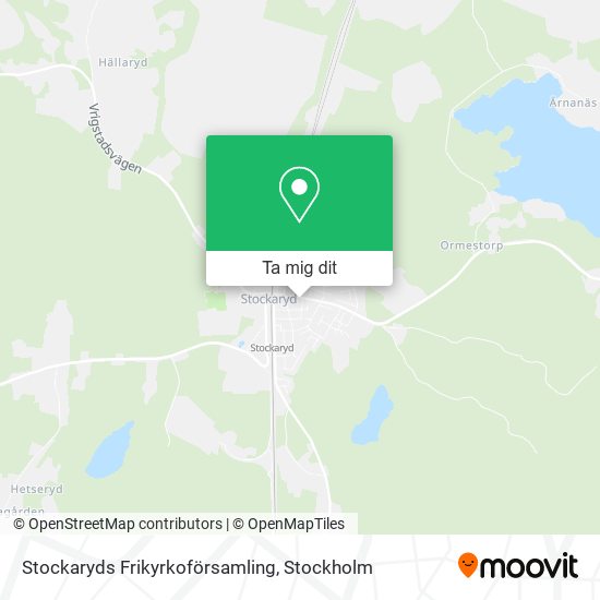 Stockaryds Frikyrkoförsamling karta