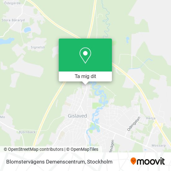 Blomstervägens Demenscentrum karta