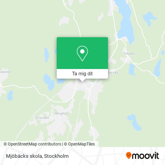 Mjöbäcks skola karta