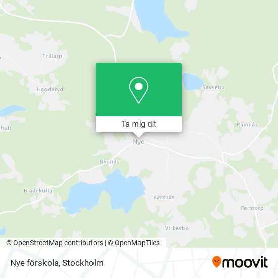 Nye förskola karta