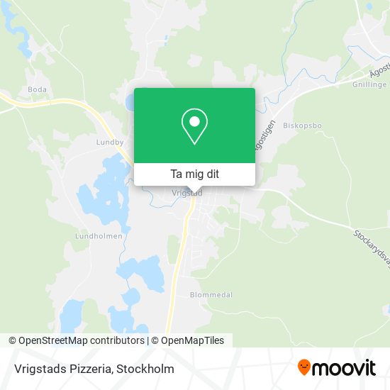 Vrigstads Pizzeria karta