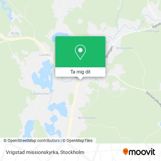 Vrigstad missionskyrka karta