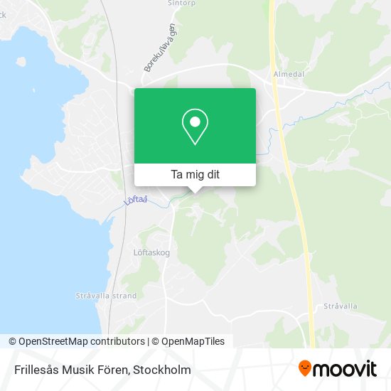 Frillesås Musik Fören karta