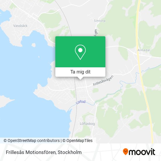 Frillesås Motionsfören karta