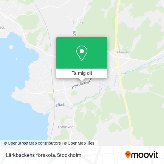 Lärkbackens förskola karta