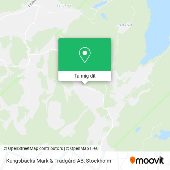 Kungsbacka Mark & Trädgård AB karta