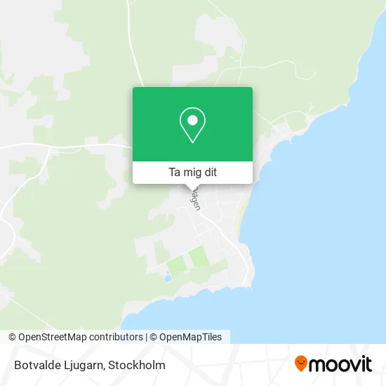 Botvalde Ljugarn karta