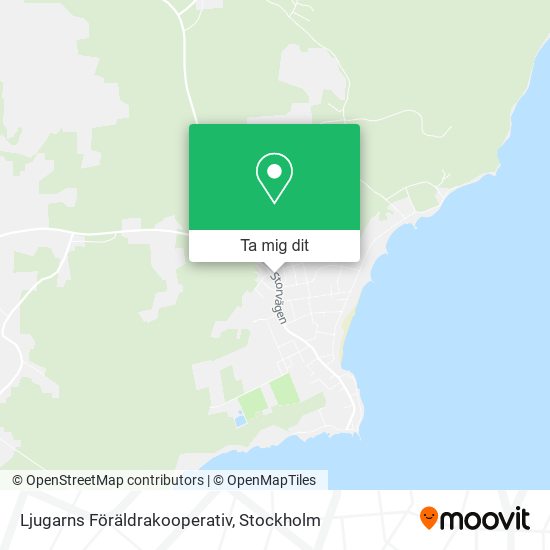 Ljugarns Föräldrakooperativ karta