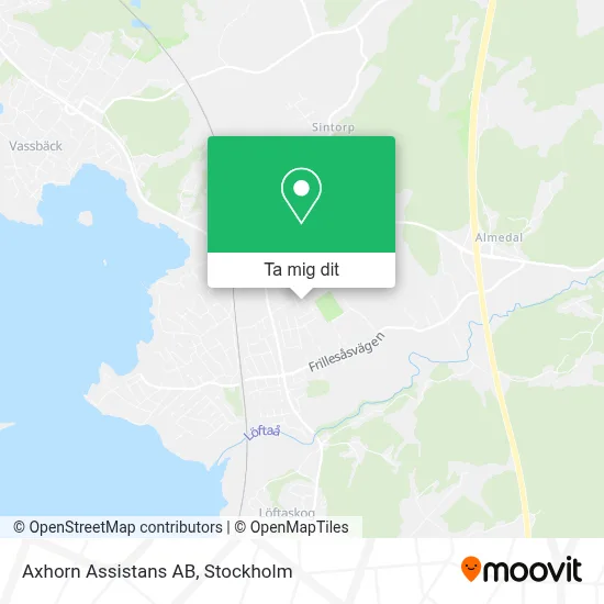 Axhorn Assistans AB karta