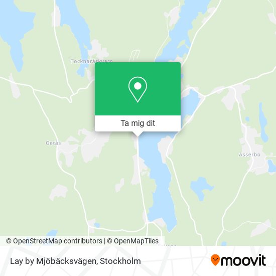 Lay by Mjöbäcksvägen karta