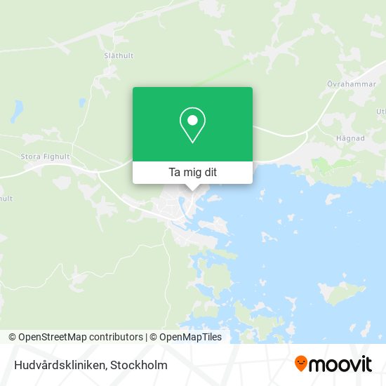Hudvårdskliniken karta