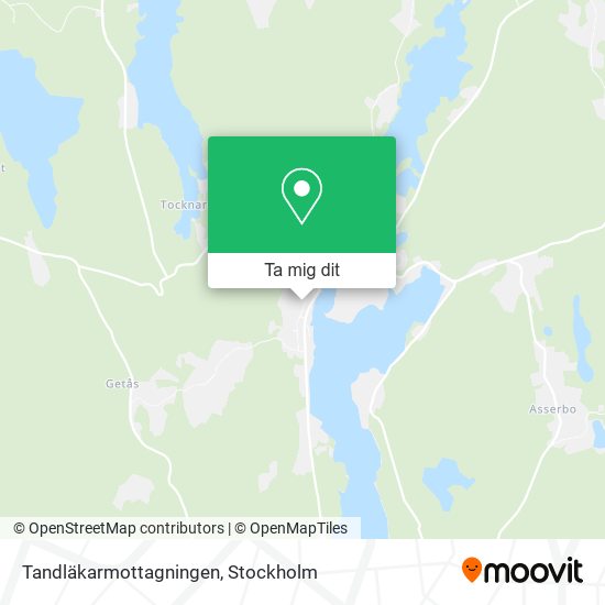 Tandläkarmottagningen karta