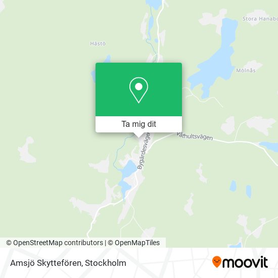 Amsjö Skyttefören karta