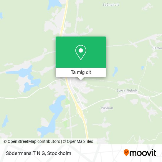 Södermans T N G karta