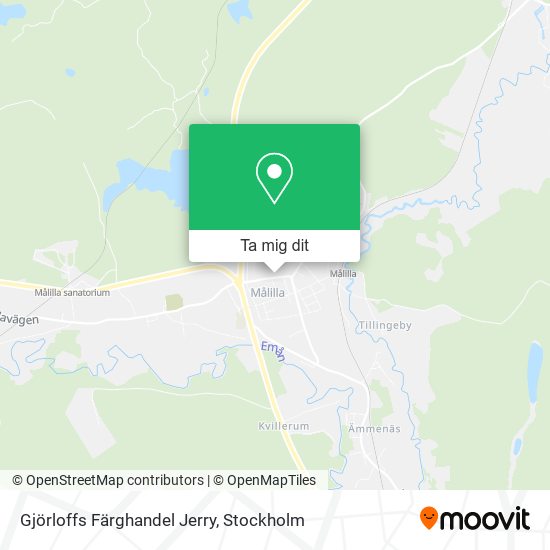 Gjörloffs Färghandel Jerry karta