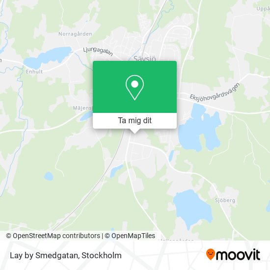 Lay by Smedgatan karta