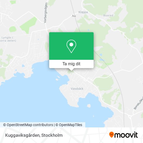 Kuggaviksgården karta