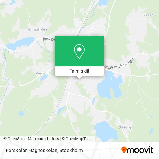 Förskolan Hägneskolan karta