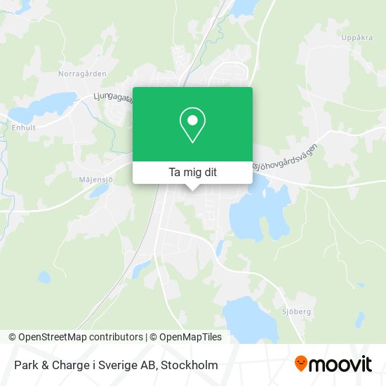 Park & Charge i Sverige AB karta