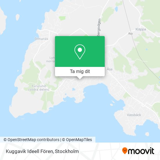 Kuggavik Ideell Fören karta