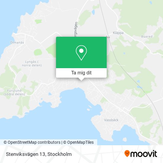 Stenviksvägen 13 karta