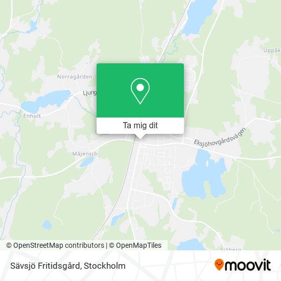 Sävsjö Fritidsgård karta