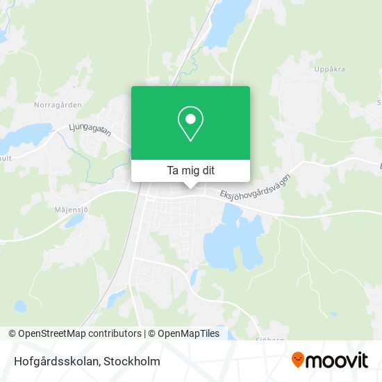 Hofgårdsskolan karta