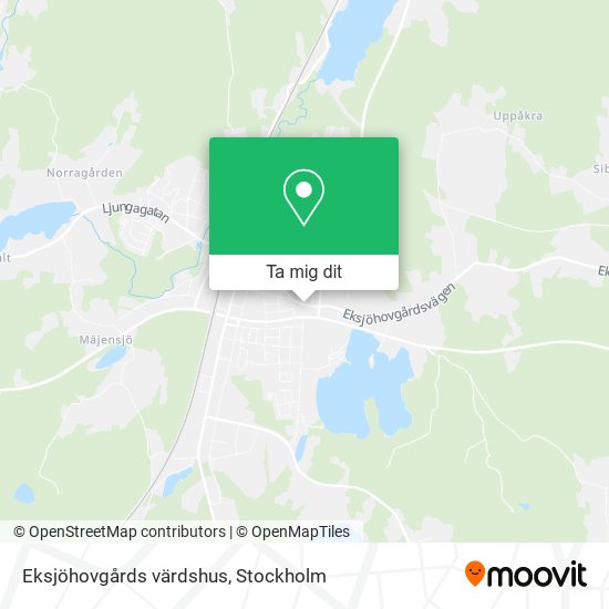 Eksjöhovgårds värdshus karta