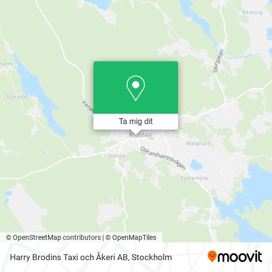 Harry Brodins Taxi och Åkeri AB karta