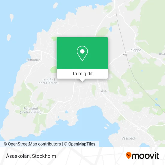 Åsaskolan karta