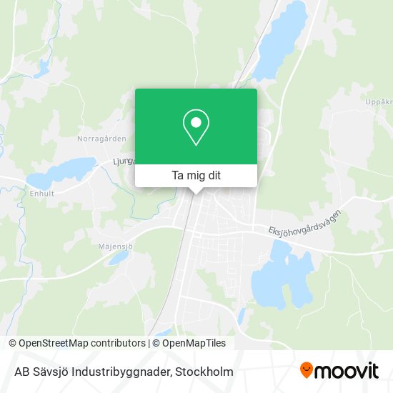 AB Sävsjö Industribyggnader karta