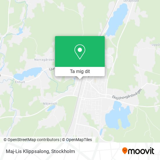 Maj-Lis Klippsalong karta