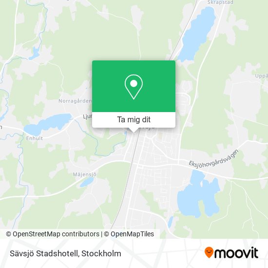 Sävsjö Stadshotell karta