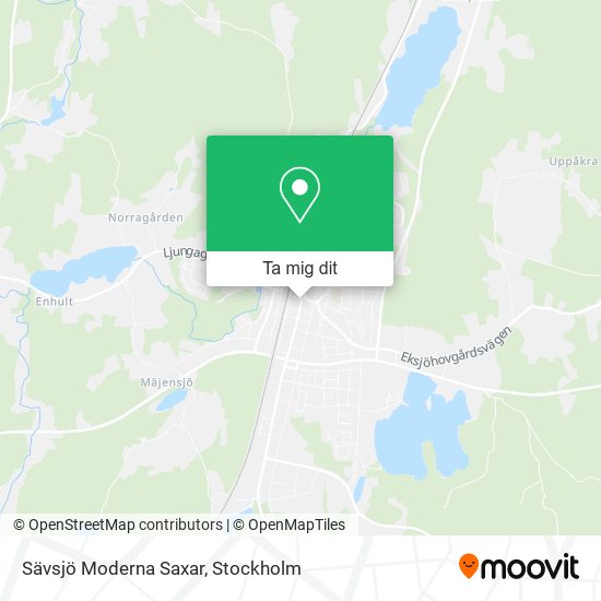 Sävsjö Moderna Saxar karta