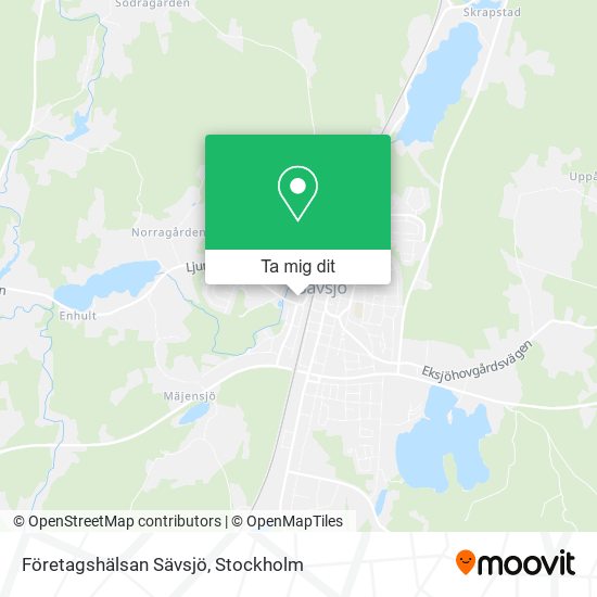 Företagshälsan Sävsjö karta