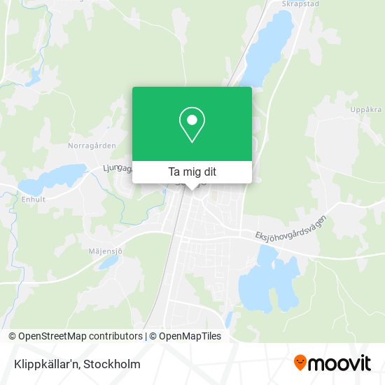 Klippkällar'n karta