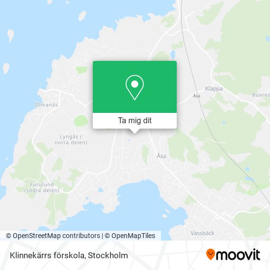 Klinnekärrs förskola karta