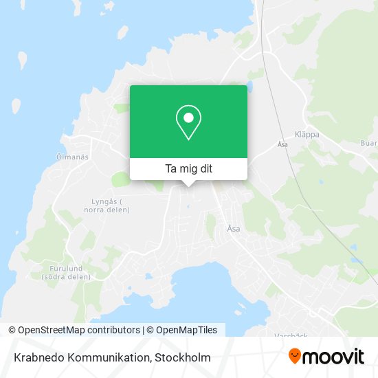 Krabnedo Kommunikation karta
