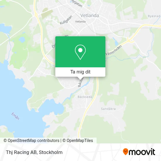 Thj Racing AB karta