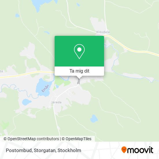 Postombud, Storgatan karta