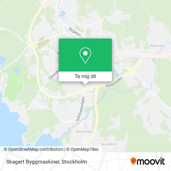 Skagert Byggmaskiner karta