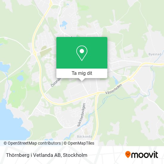 Thörnberg i Vetlanda AB karta