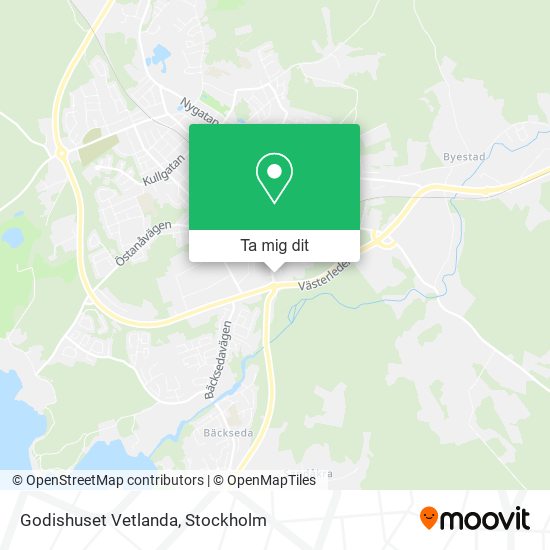Godishuset Vetlanda karta