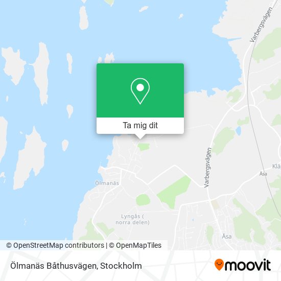 Ölmanäs Båthusvägen karta