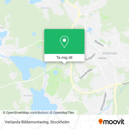 Vetlanda Bildemontering karta