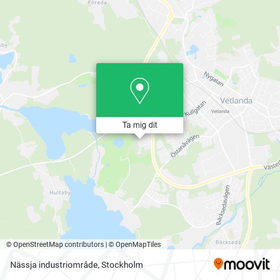 Nässja industriområde karta