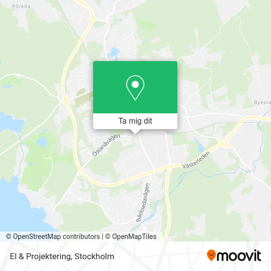 El & Projektering karta