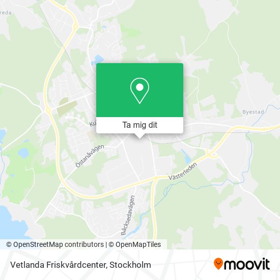 Vetlanda Friskvårdcenter karta
